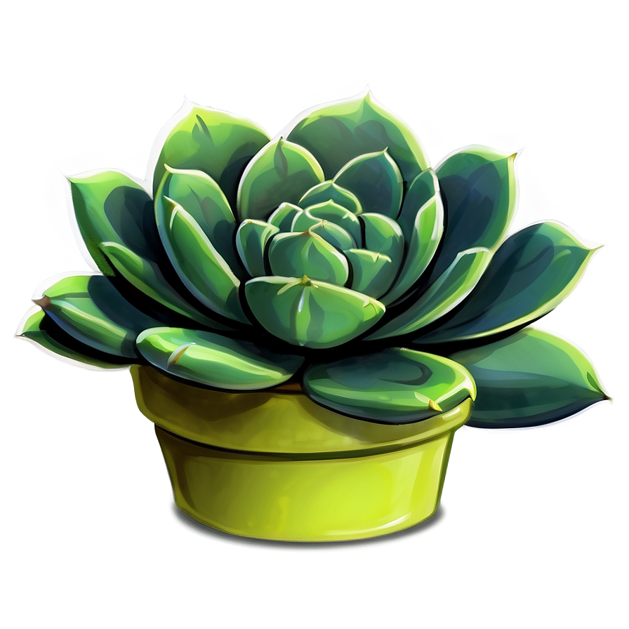 Cartoon Succulent Png Edo40 PNG Image