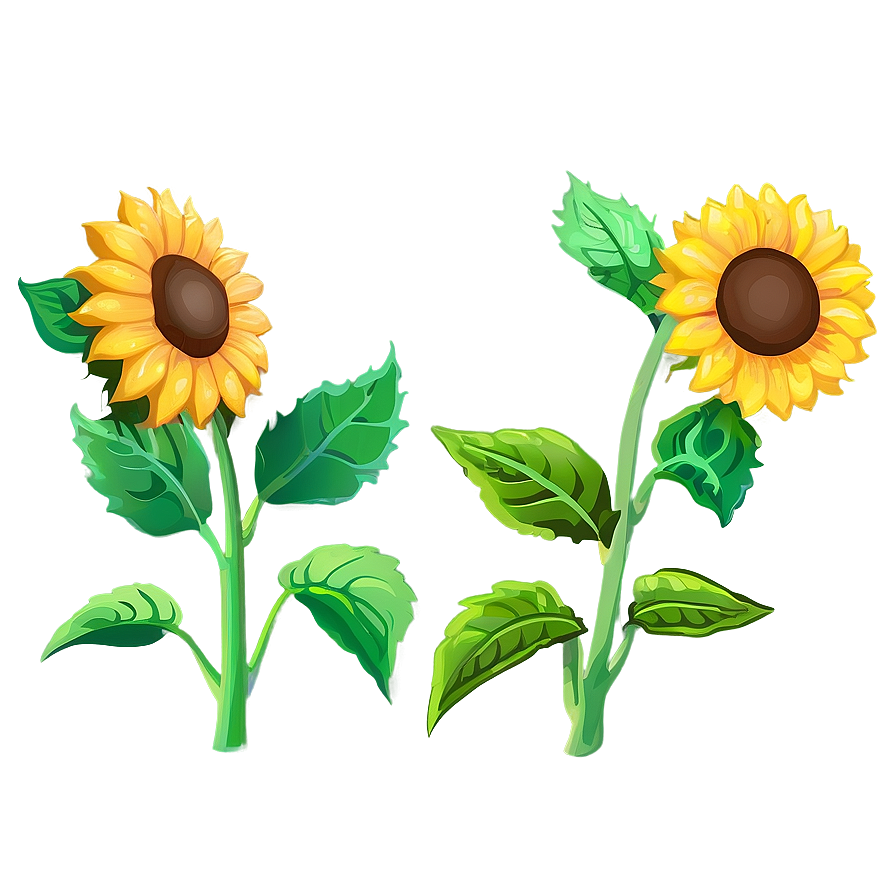 Cartoon Sunflower Png 05032024 PNG Image