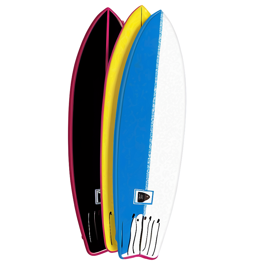 Cartoon Surfboard Drawing Png Wnb4 PNG Image