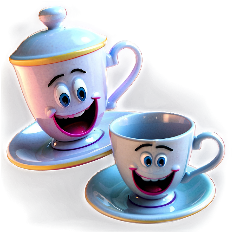 Cartoon Tea Cup Fun Png 05252024 PNG Image