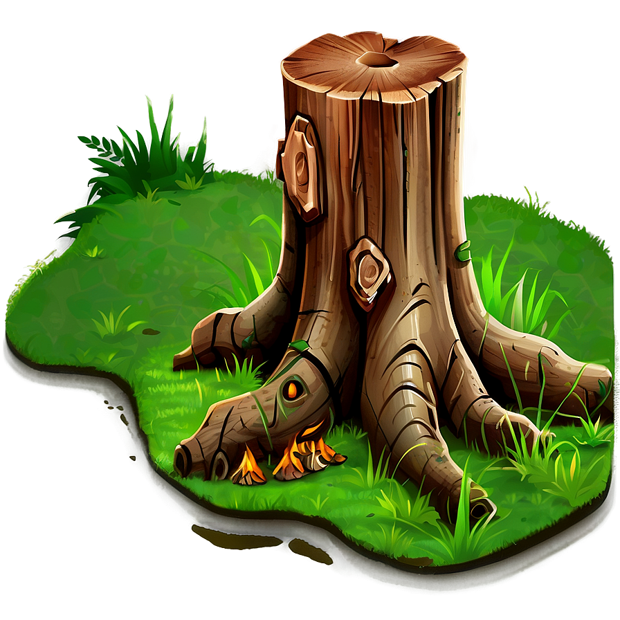 Cartoon Tree Stump Png Boy51 PNG Image