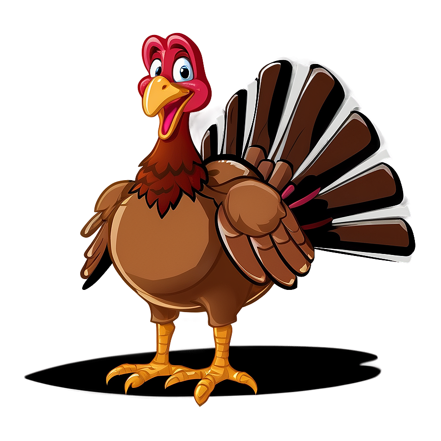 Cartoon Turkey A PNG Image