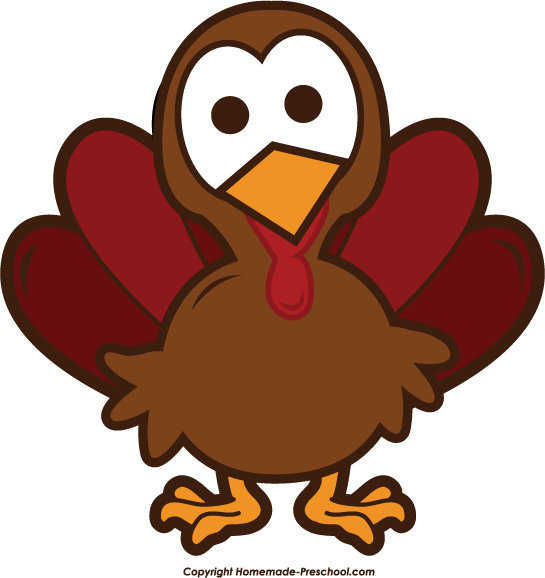 Cartoon Turkey Clipart PNG Image