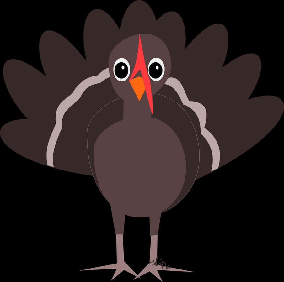 Cartoon Turkey Illustration PNG Image