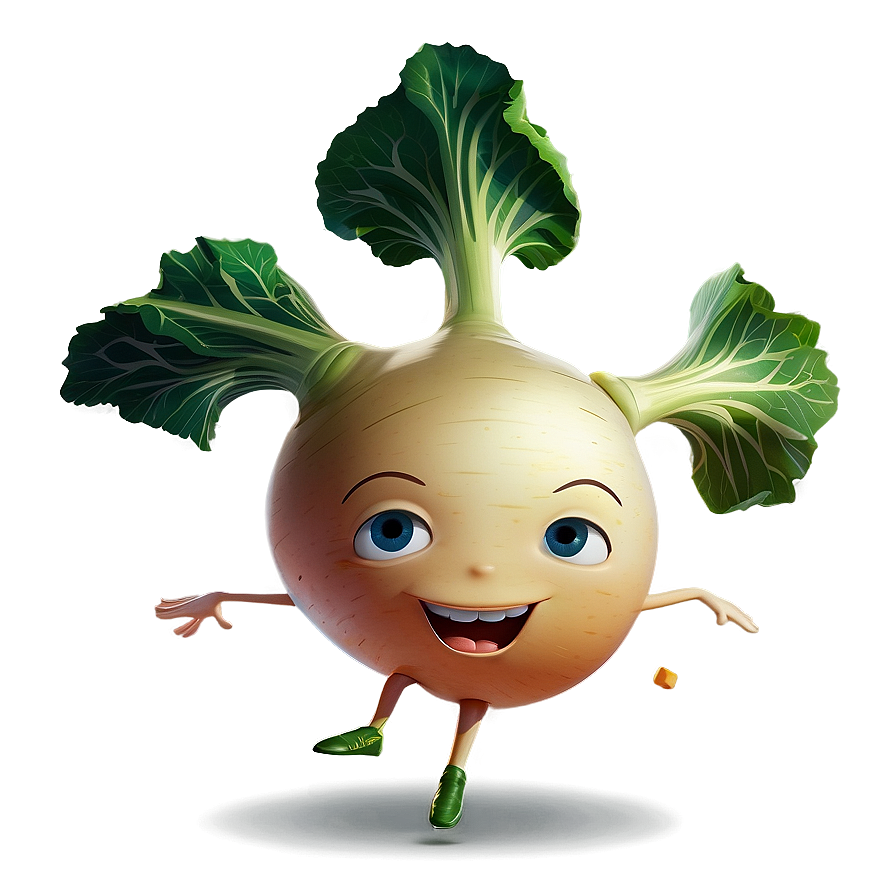 Cartoon Turnip Png 06252024 PNG Image