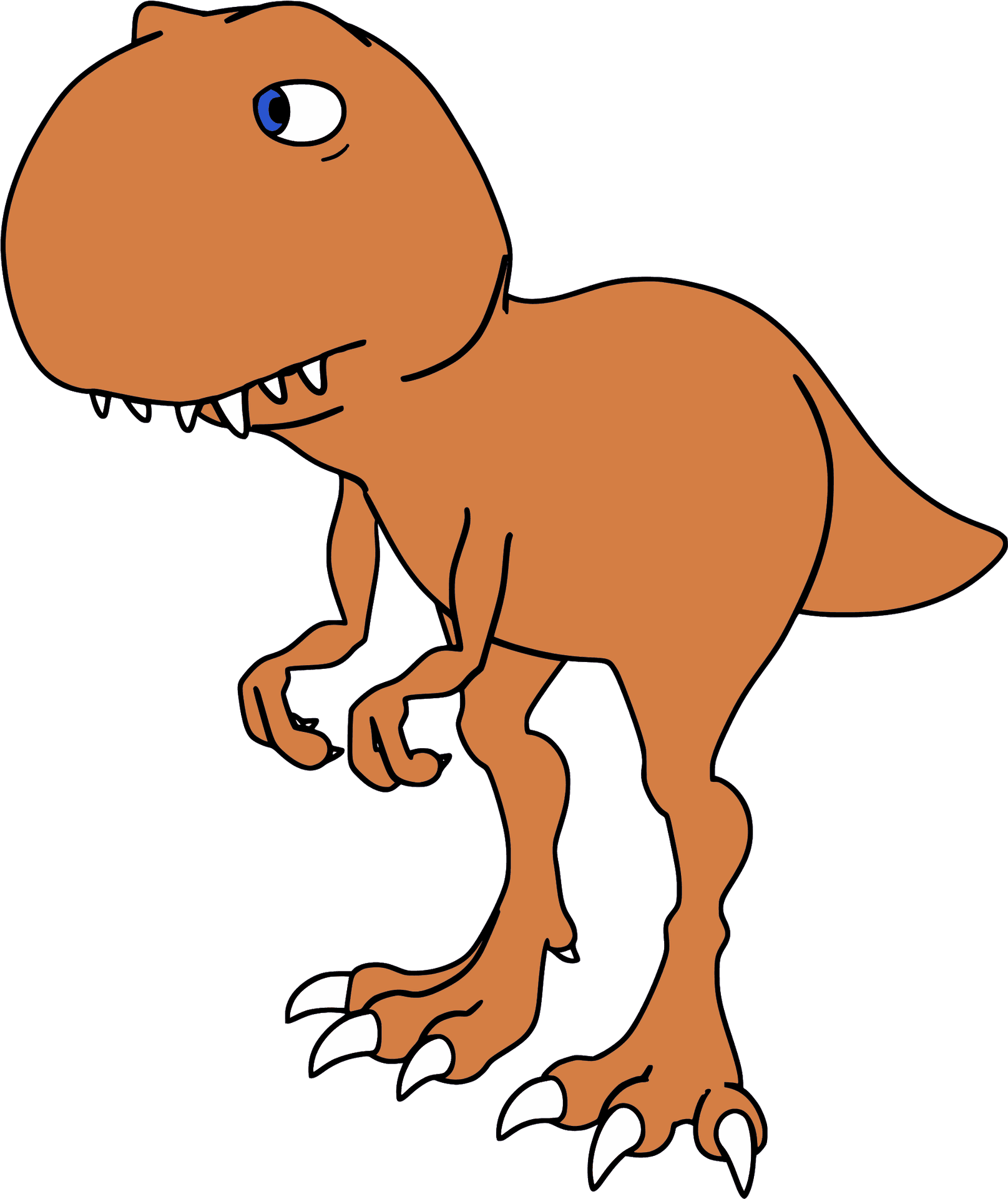 Cartoon Tyrannosaurus Rex Illustration PNG Image