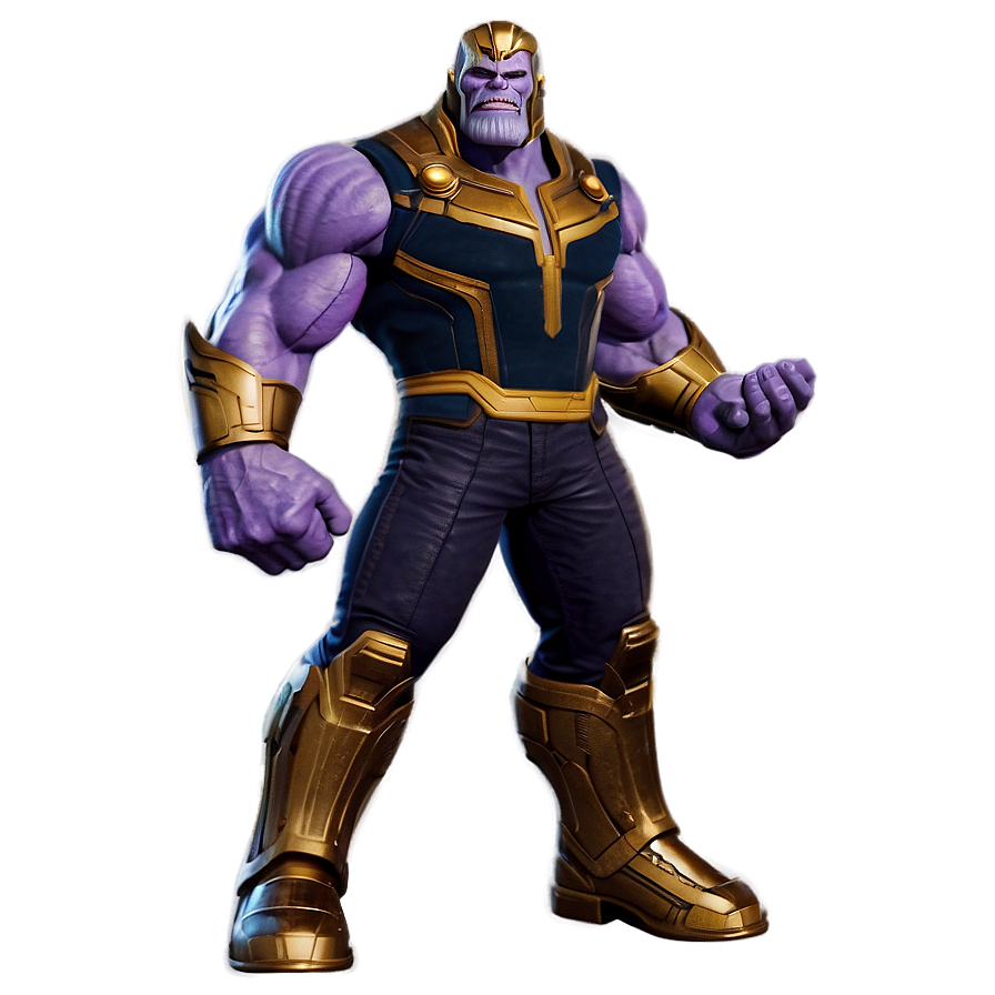 Cartoon Version Thanos Png Odx PNG Image