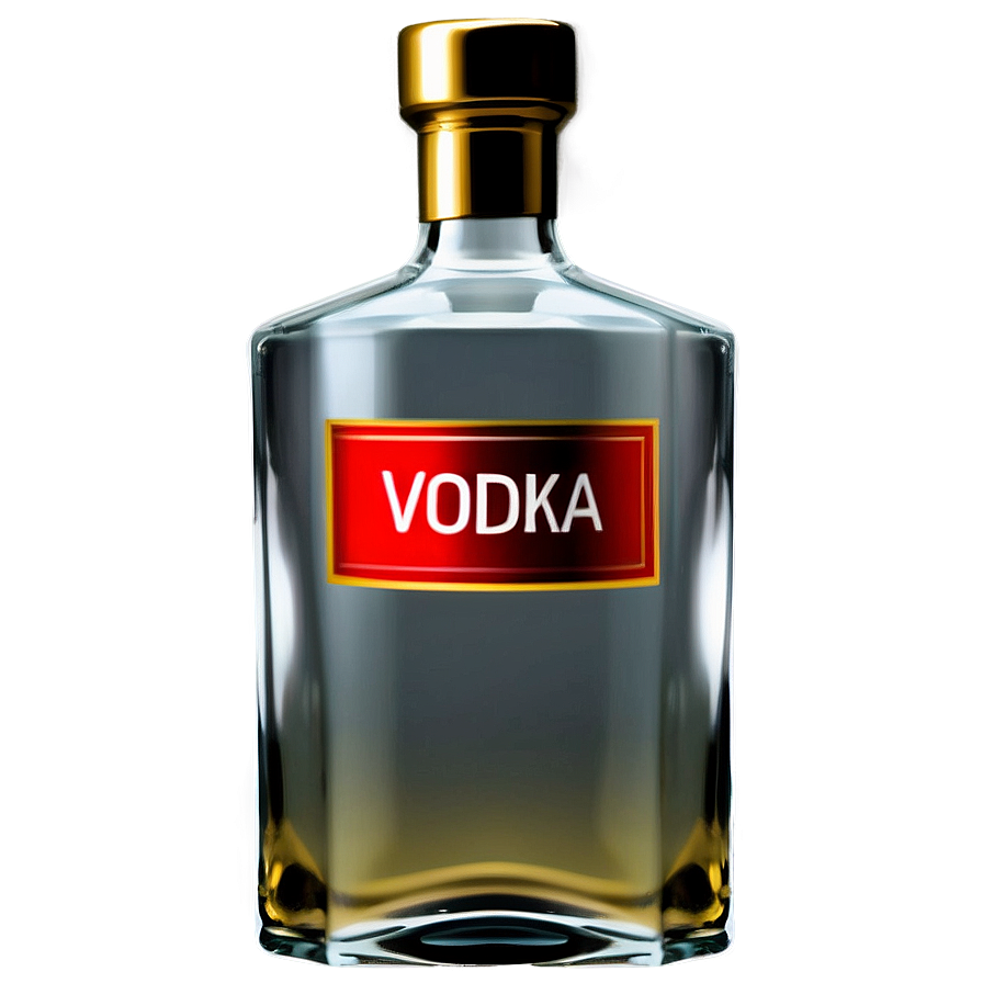 Cartoon Vodka Bottle Png Oil96 PNG Image