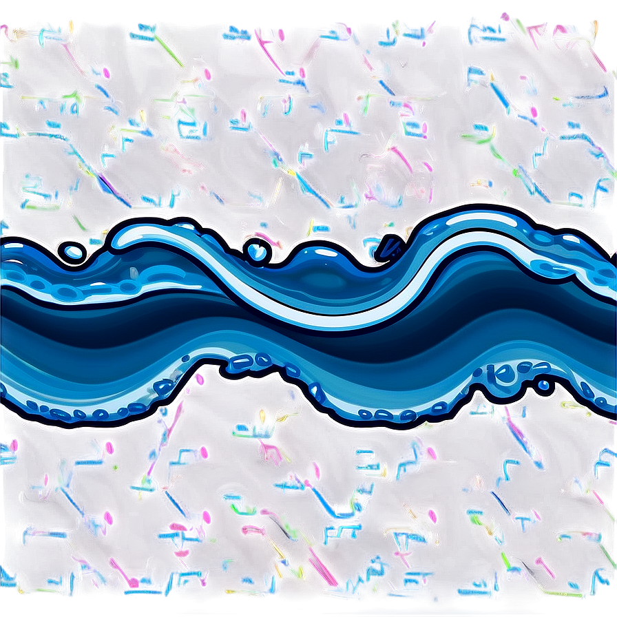 Cartoon Wave Pattern Png Ktc PNG Image