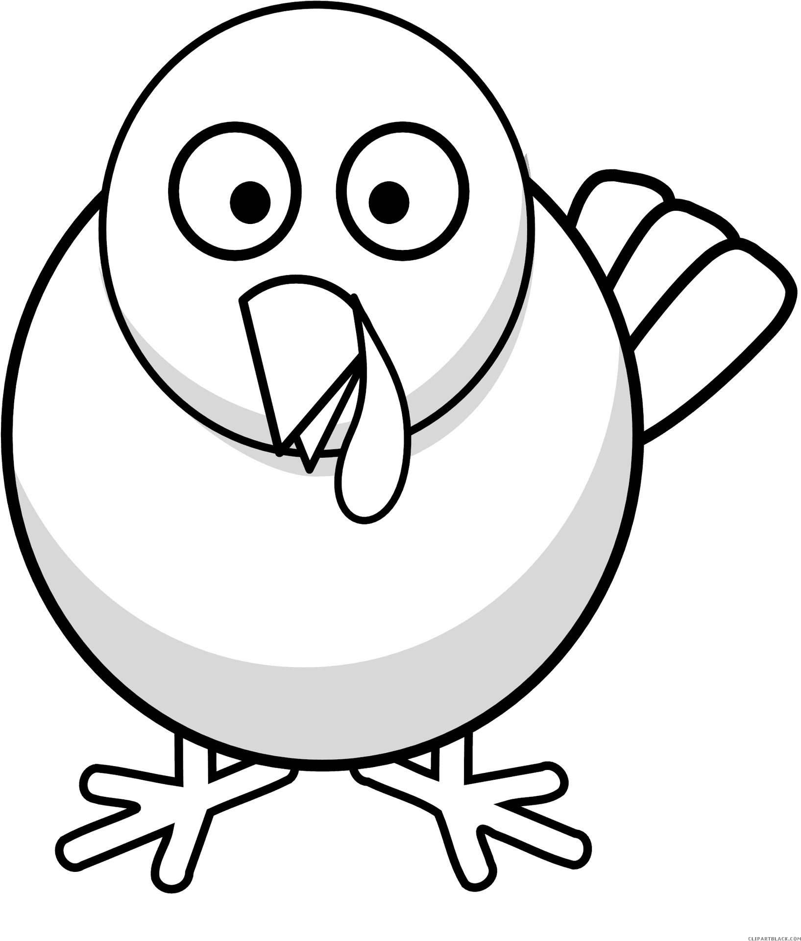 Cartoon White Bird Illustration PNG Image