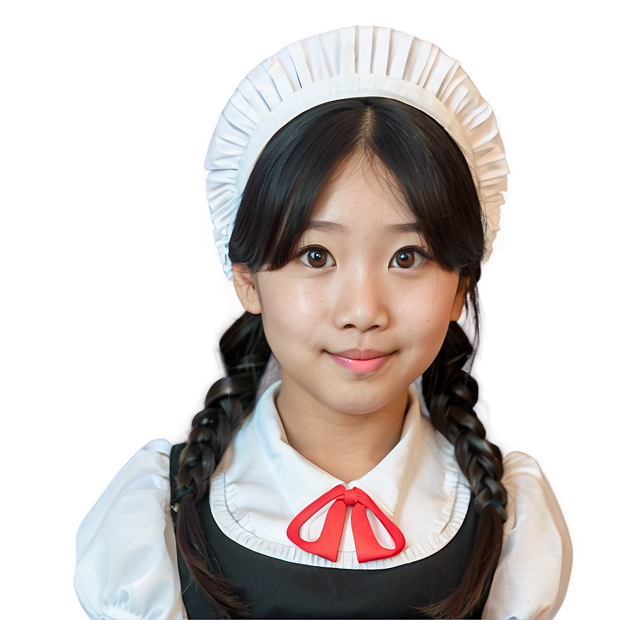 Cartoonish Maid Hat Png 06292024 PNG Image