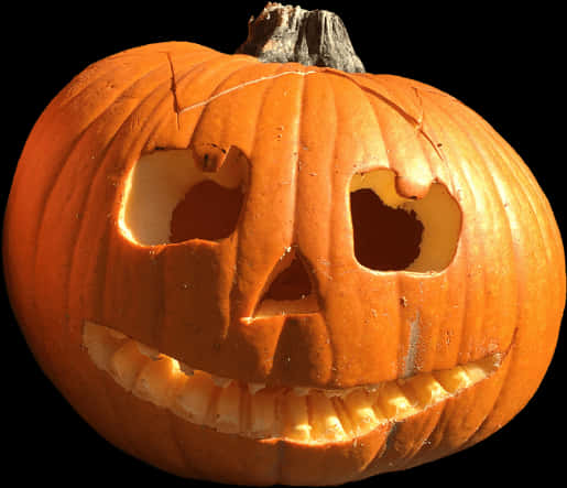 Carved Halloween Pumpkin Jack O Lantern PNG Image