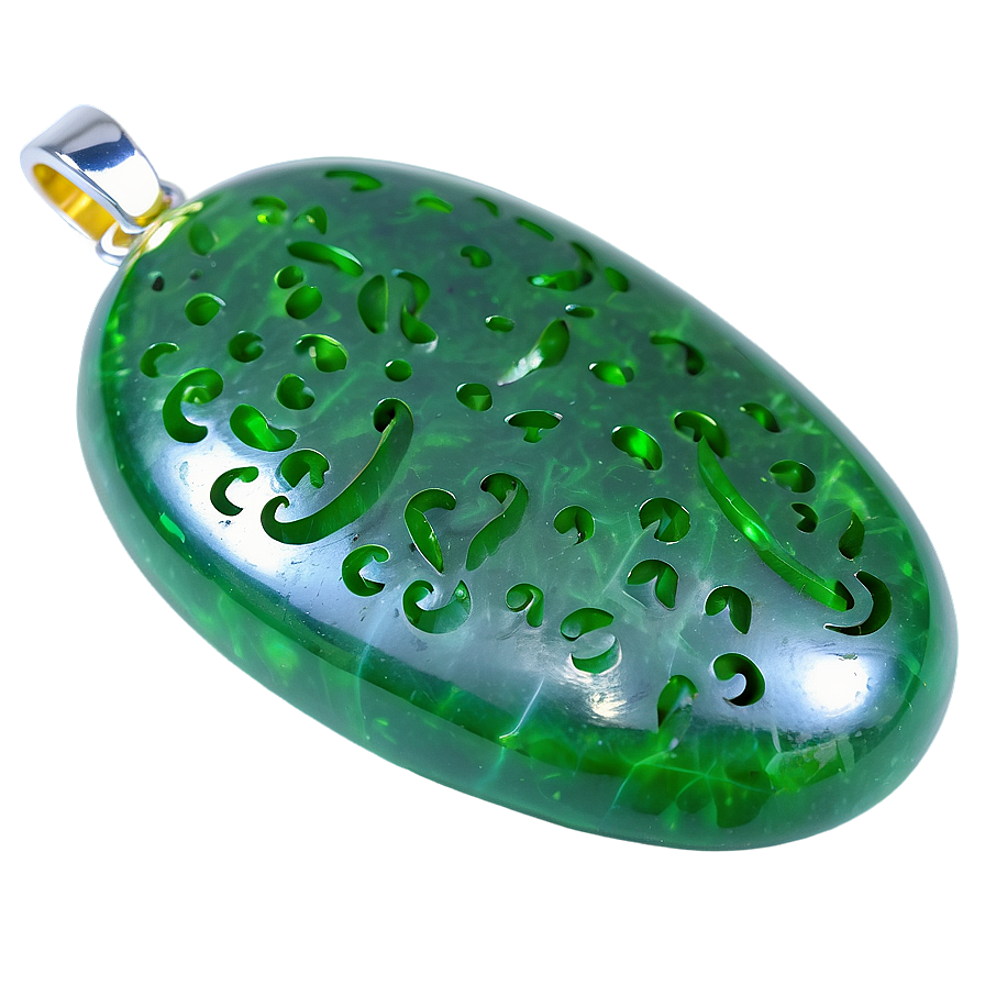 Carved Jade Pendant Png Reo55 PNG Image