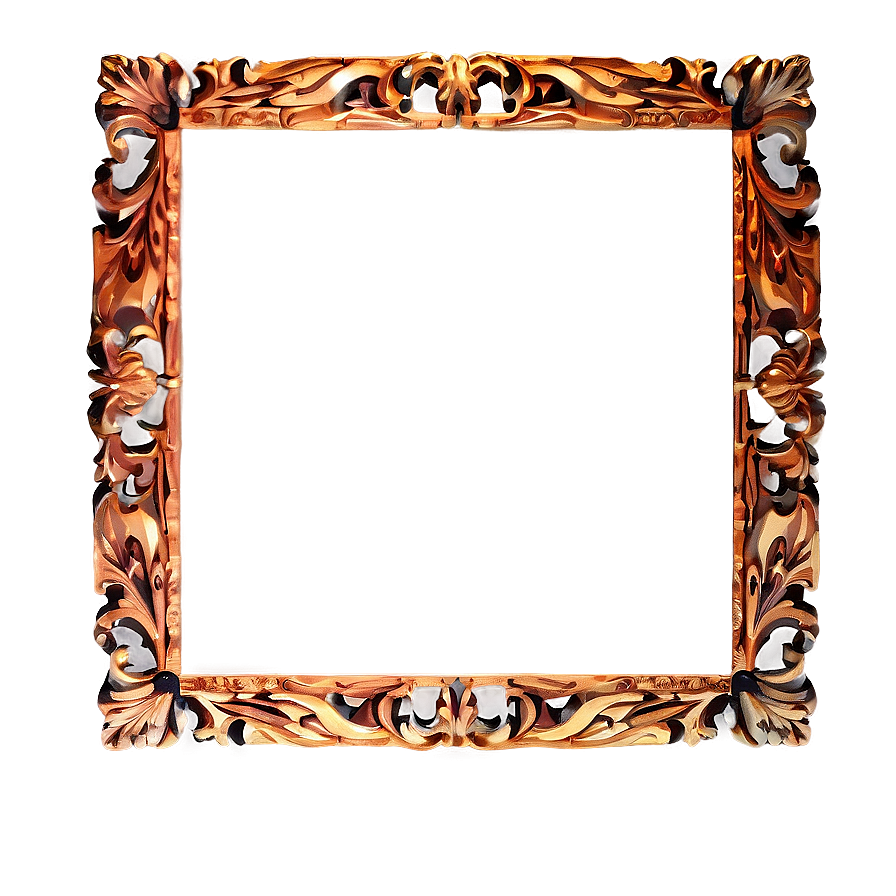 Carved Ornate Frame Png Gdk13 PNG Image