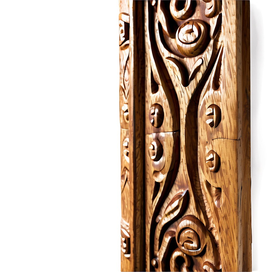 Carved Wood Detail Png Awo PNG Image