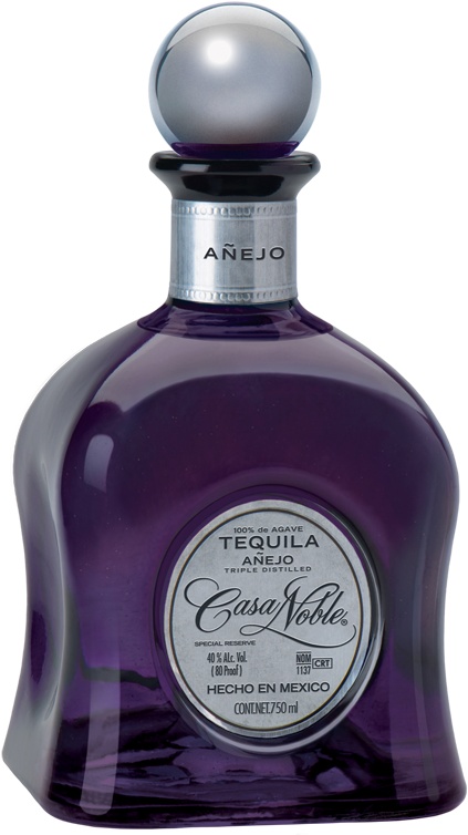 Casa Noble Anejo Tequila Bottle PNG Image