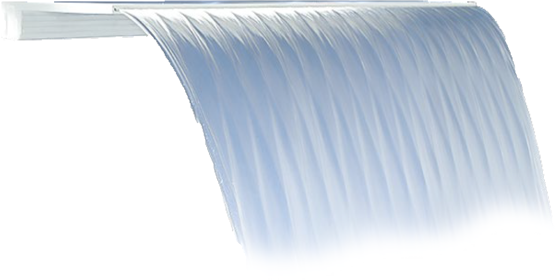 Cascading Waterfall Edge PNG Image