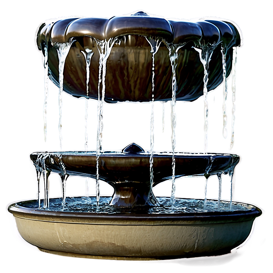 Cascading Waterfall Fountain Png 06122024 PNG Image