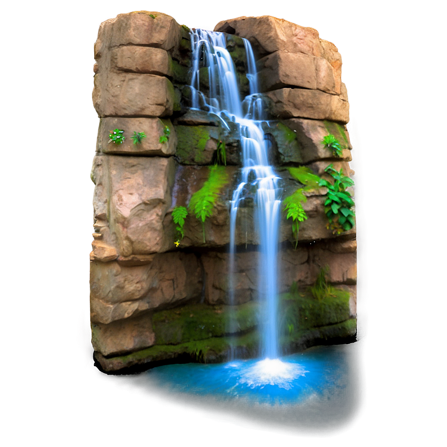 Cascading Waterfall Png Jet PNG Image