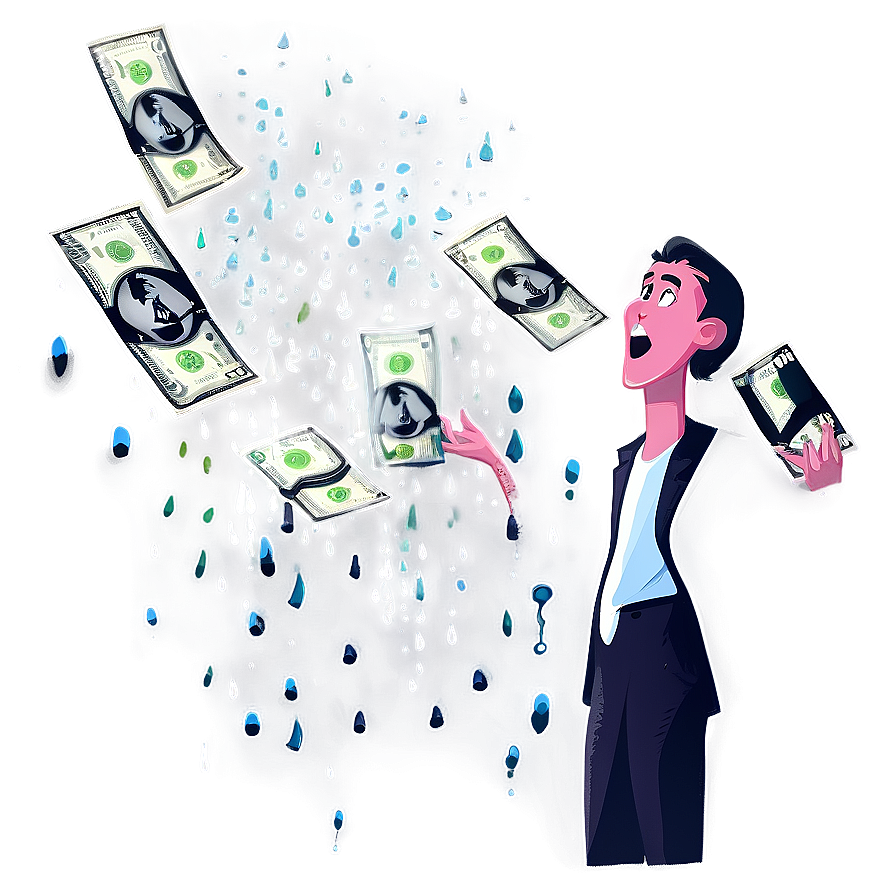 Cash Downpour Png Vkk47 PNG Image