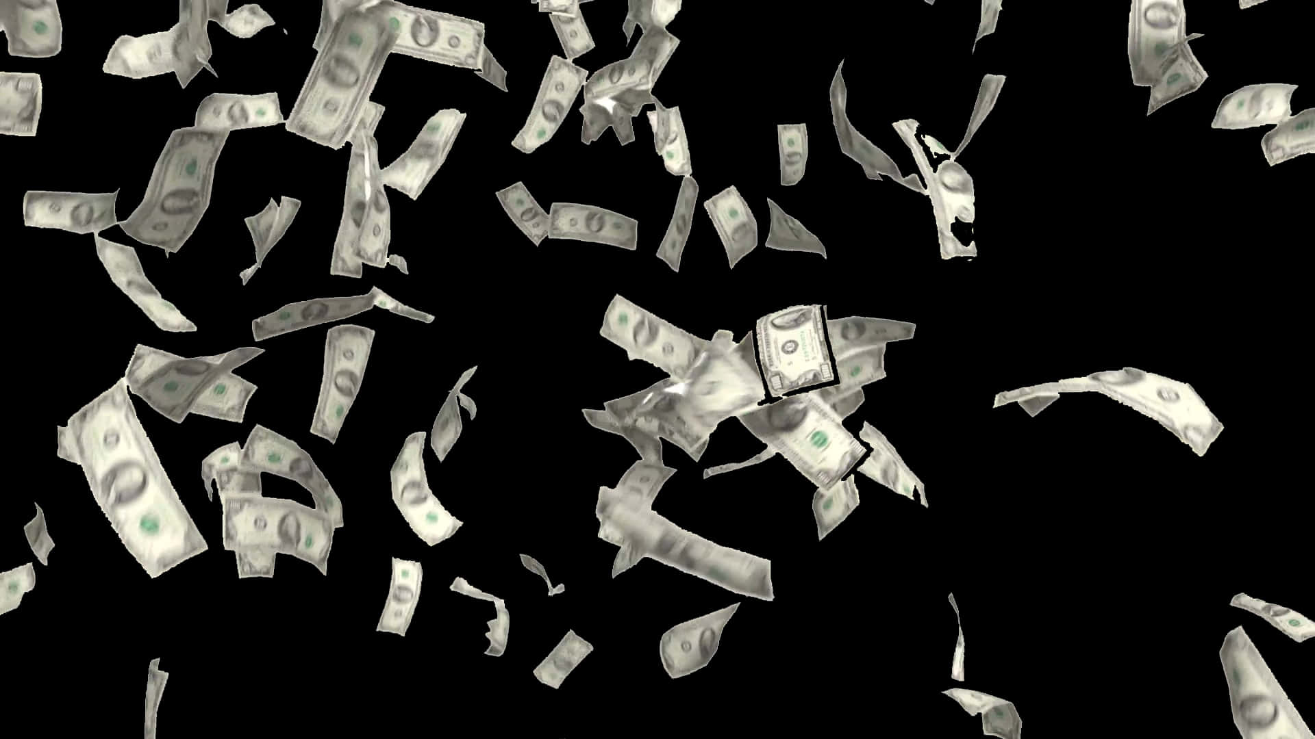 Cash Rain Chaos PNG Image