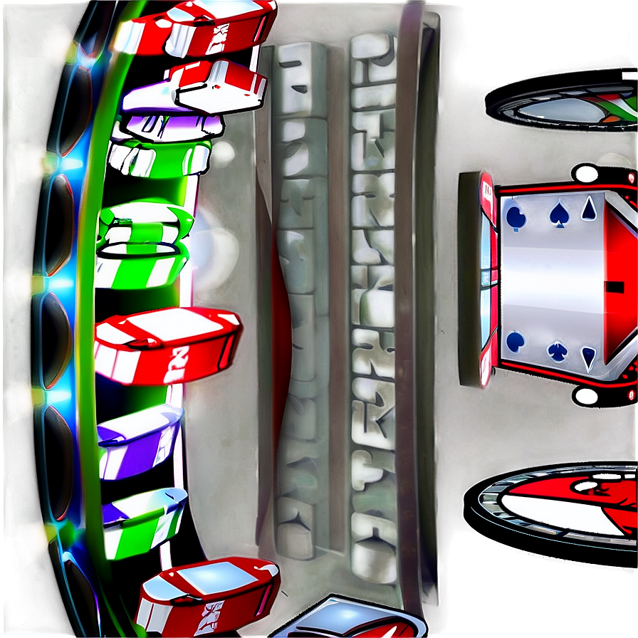 Casino Gaming Essentials PNG Image