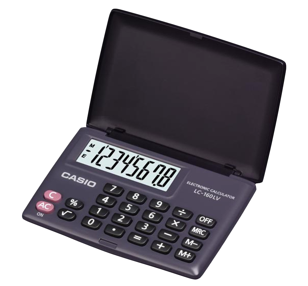 Casio Electronic Calculator L C160 L V PNG Image