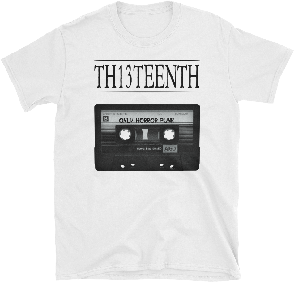 Cassette Tape Graphic T Shirt Design PNG Image