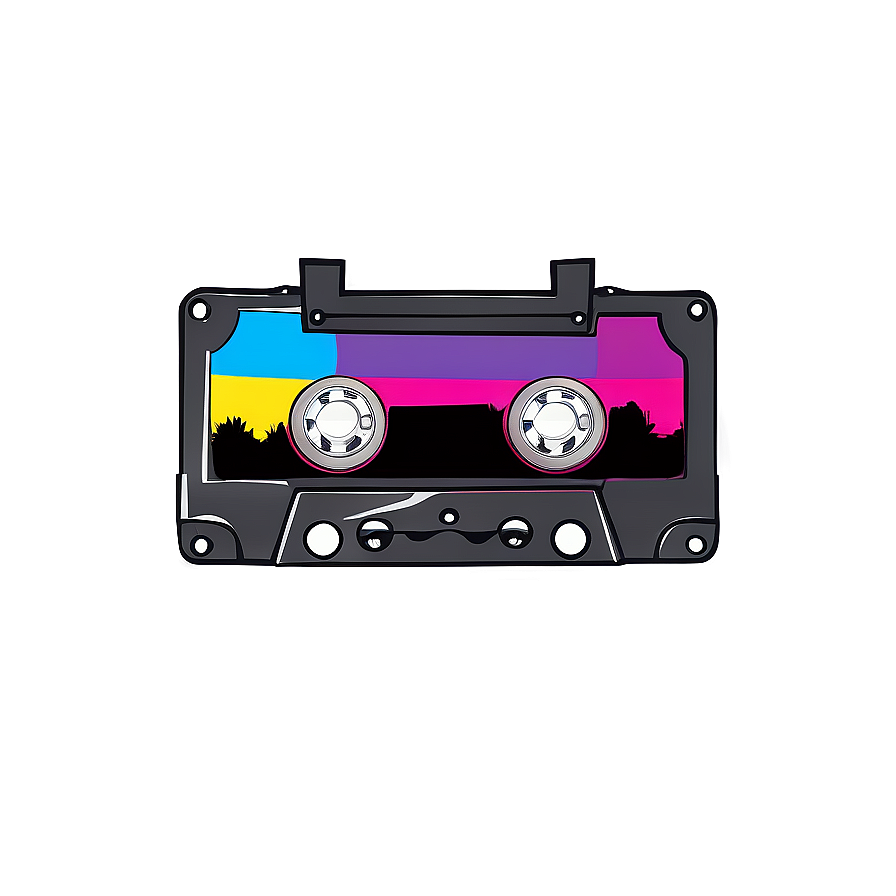 Cassette Tape Illustration Png Kse89 PNG Image