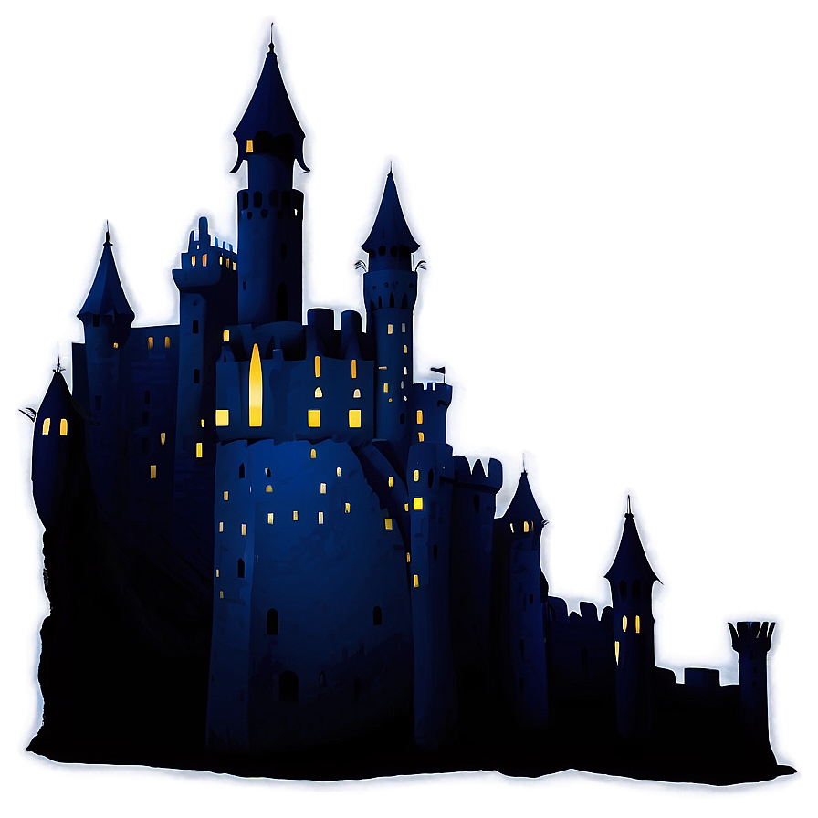 Castle Silhouette Png Ruf PNG Image