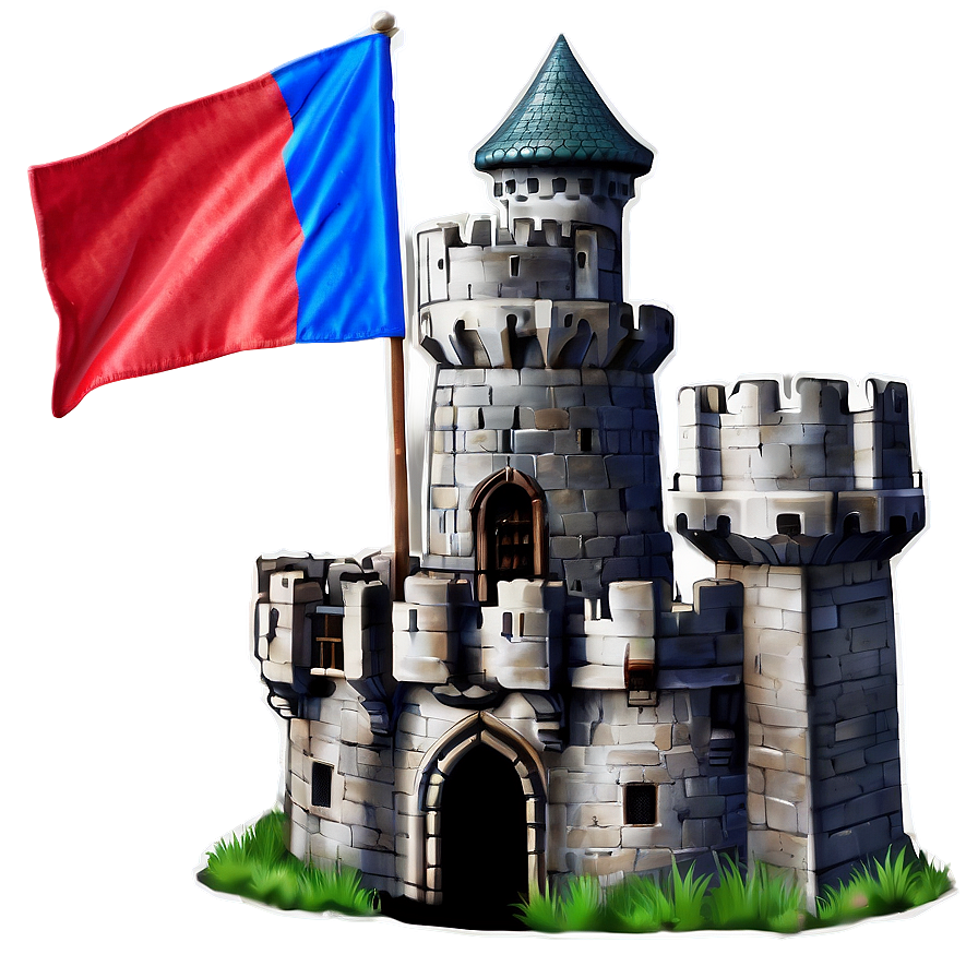 Castle With Flag Png 05032024 PNG Image