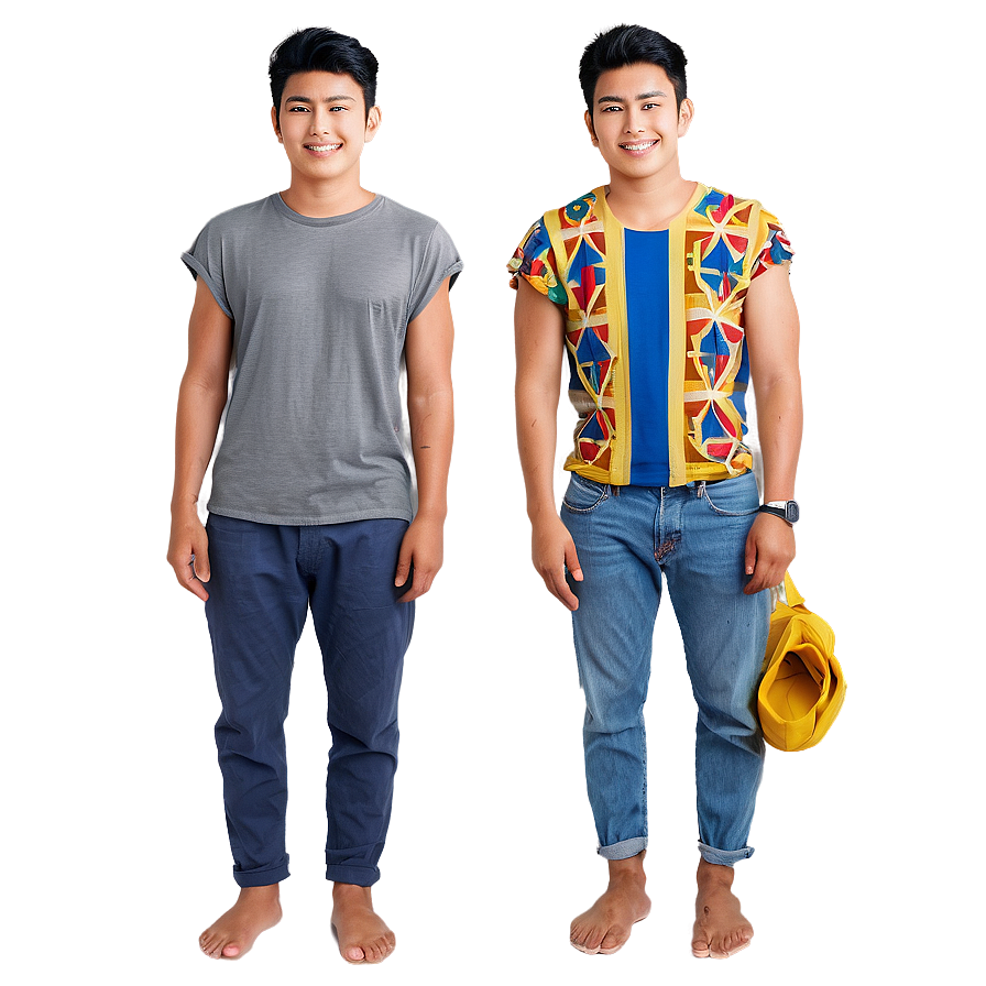 Casual Brother Png Mcx PNG Image