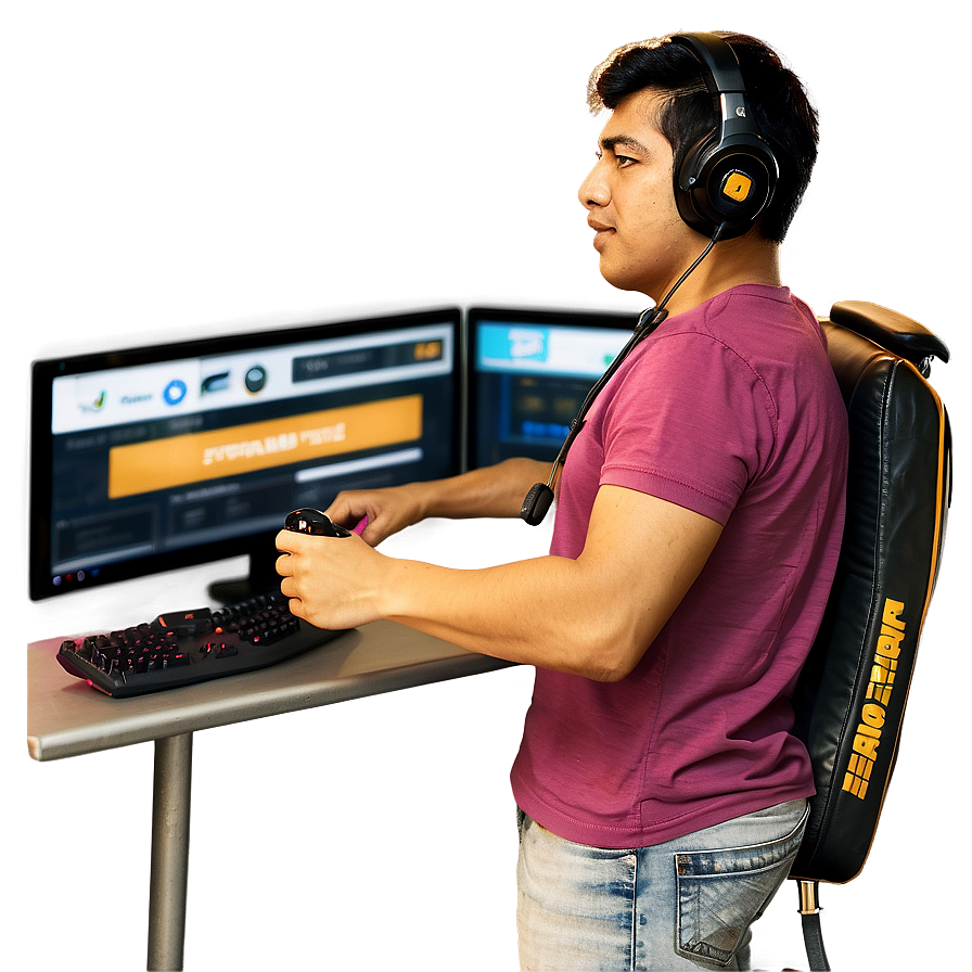 Casual Esports Gaming Session Png 21 PNG Image