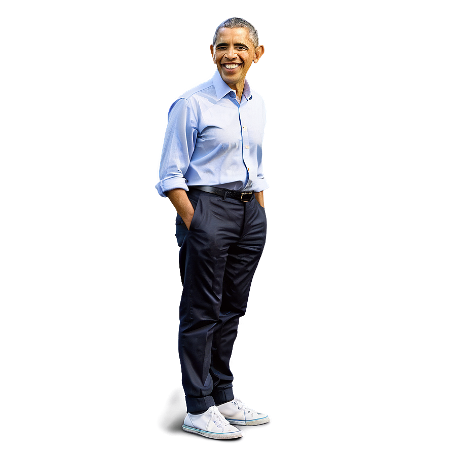 Casual Obama Png 67 PNG Image