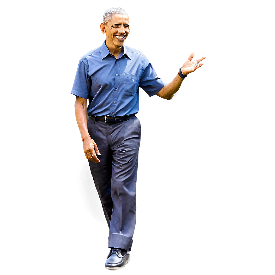 Casual Obama Png Kwj PNG Image