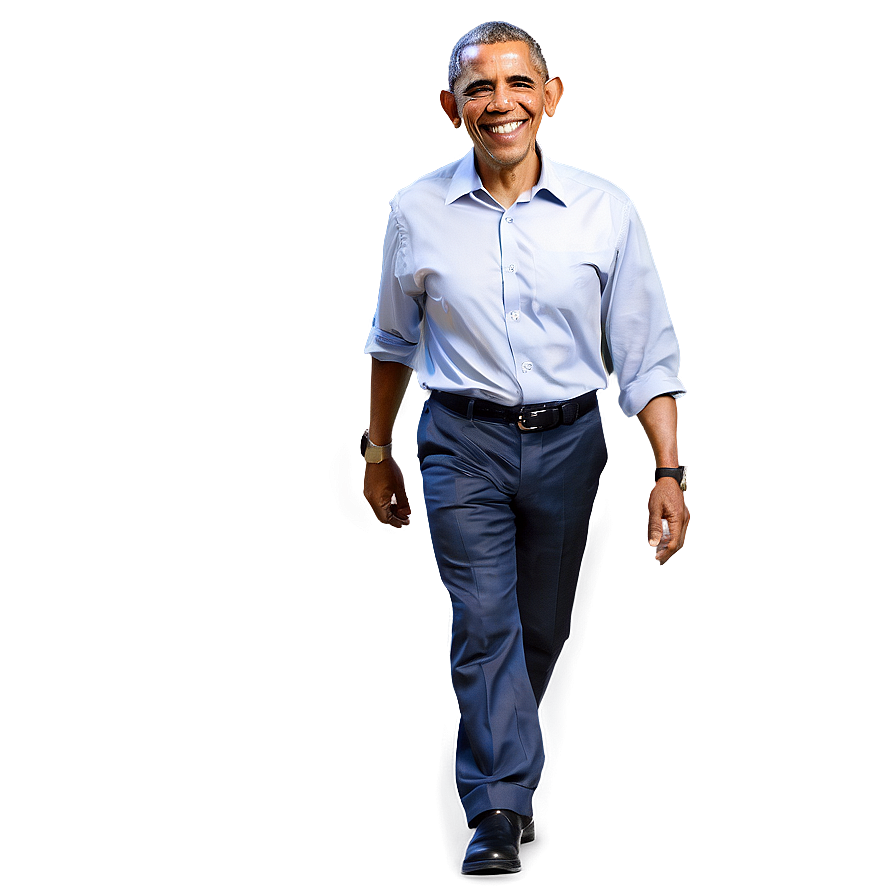 Casual Obama Png Wic40 PNG Image