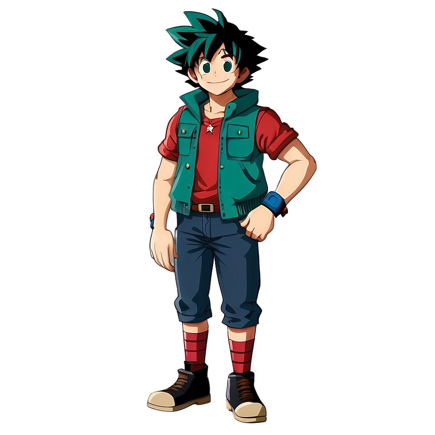 Casual Outfit Deku Png Nvv PNG Image