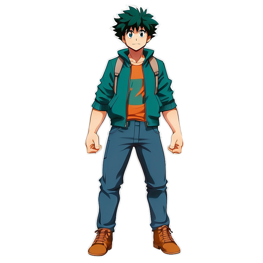 Casual Outfit Deku Png Vyn7 PNG Image