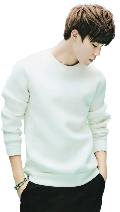 Casual Style Jimin PNG Image