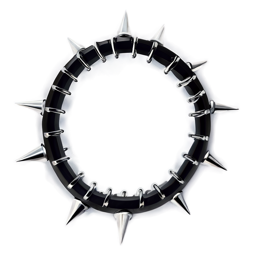 Casual Style Spiked Choker Png Nsx43 PNG Image