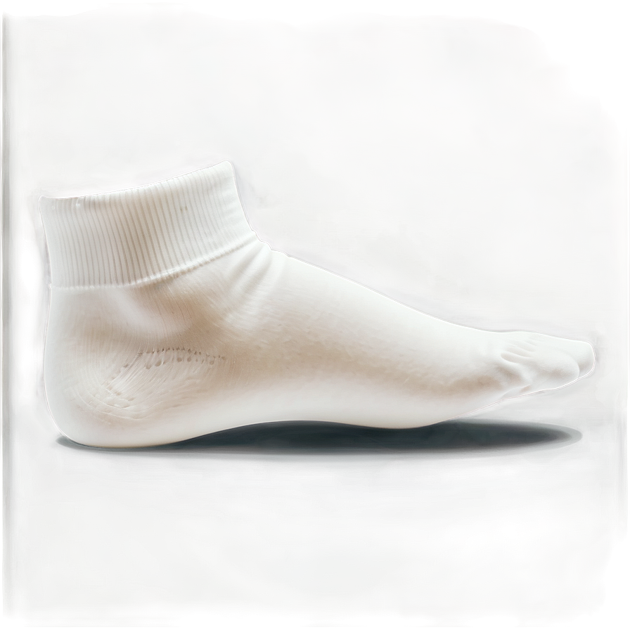 Casual White Socks Png Len51 PNG Image