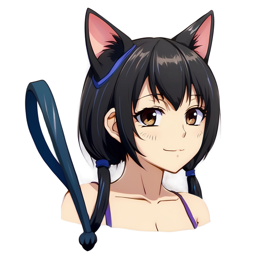 Cat Ears Anime Character Png 05042024 PNG Image