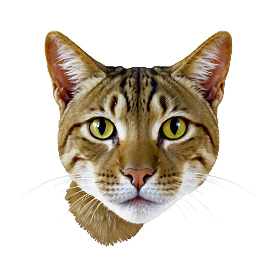 Cat Head Illustration Png 06132024 PNG Image