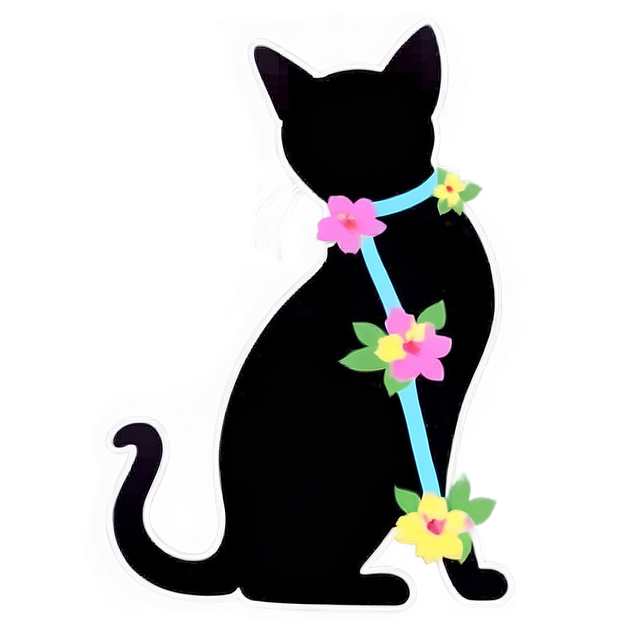 Cat Love Silhouette Png Elp53 PNG Image