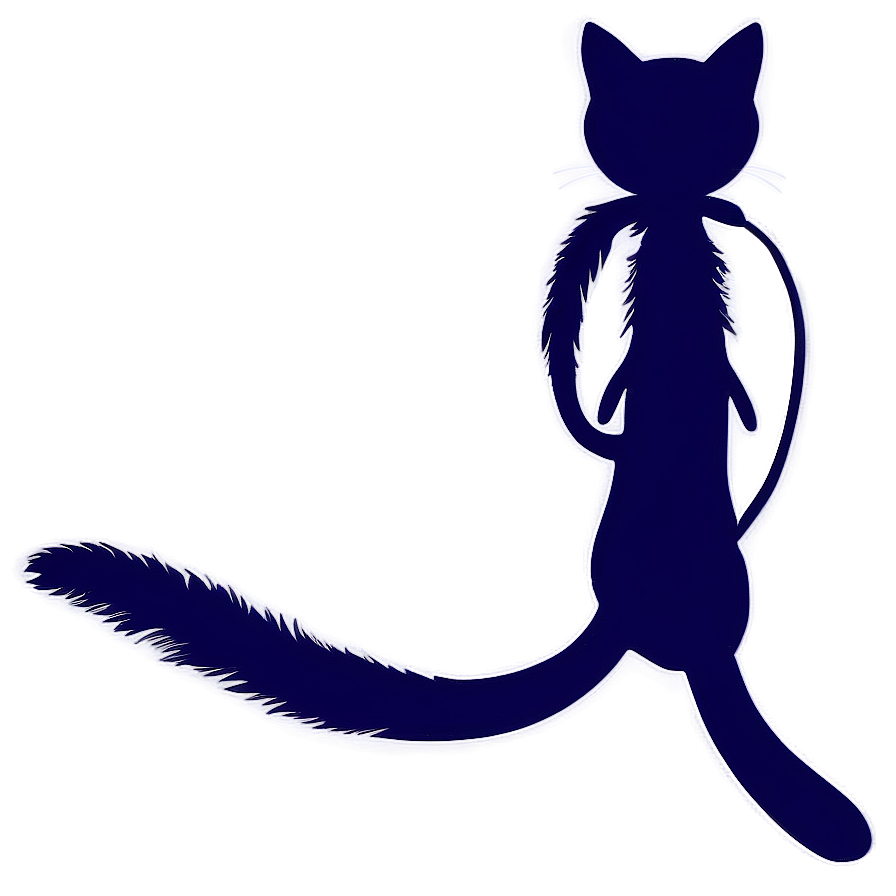 Cat Tail Silhouette Png 50 PNG Image