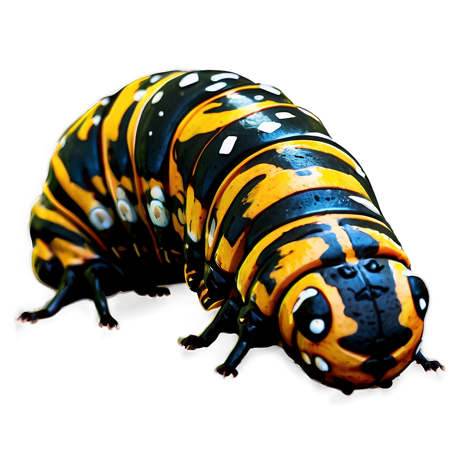 Caterpillar Close-up Png Sfn53 PNG Image