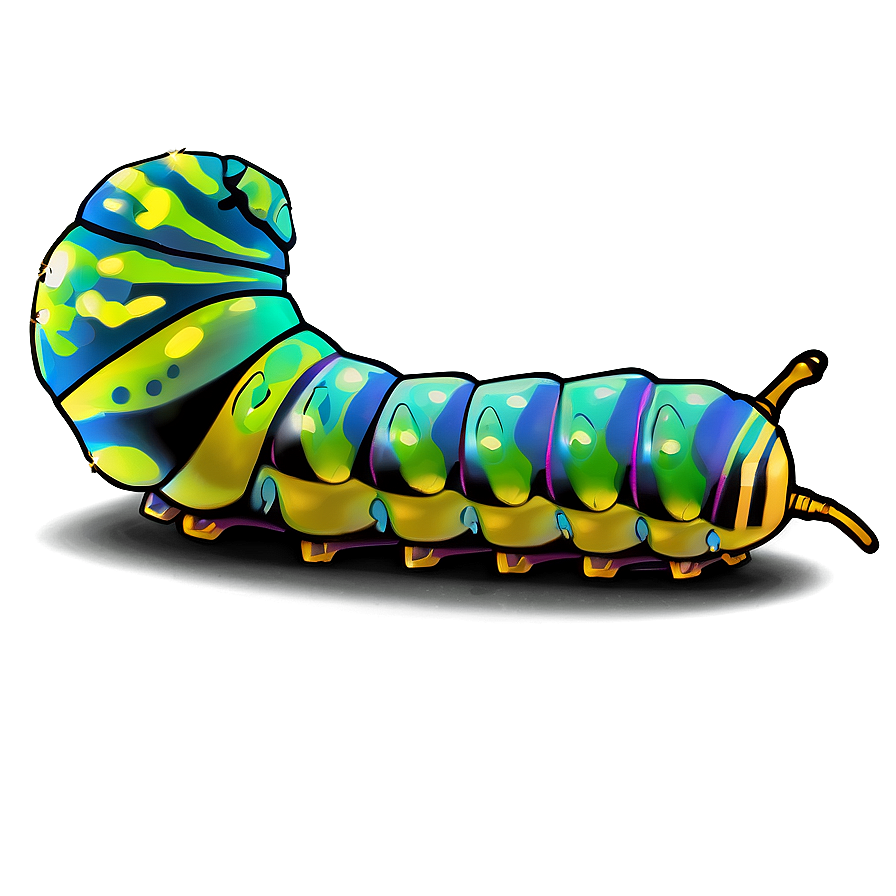 Caterpillar In The Garden Png Lyd10 PNG Image