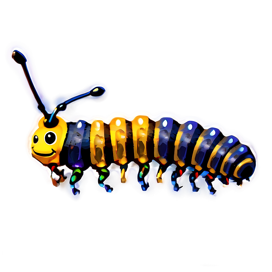 Caterpillar With Antennae Png 05232024 PNG Image