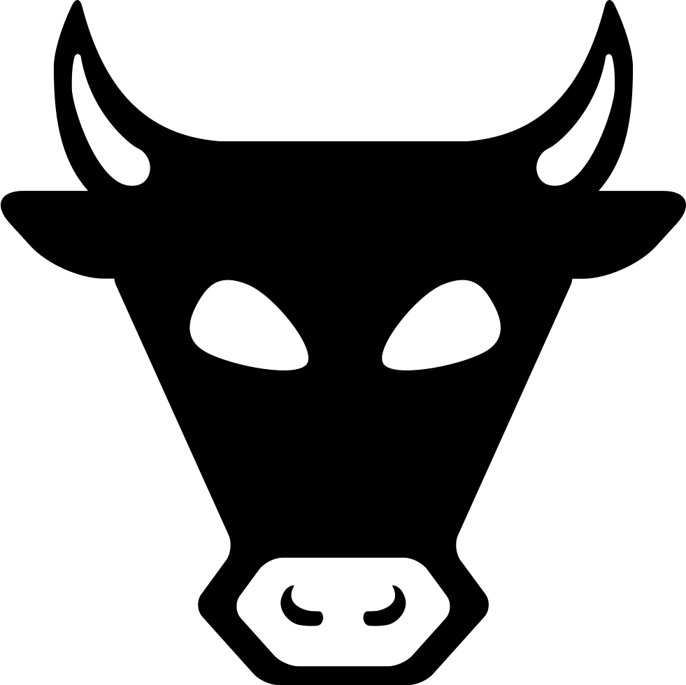 Cattle Icon Silhouette PNG Image