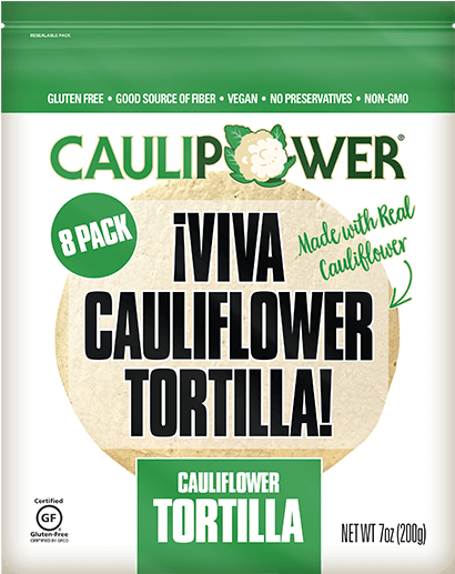 Cauliflower Tortilla Packaging PNG Image